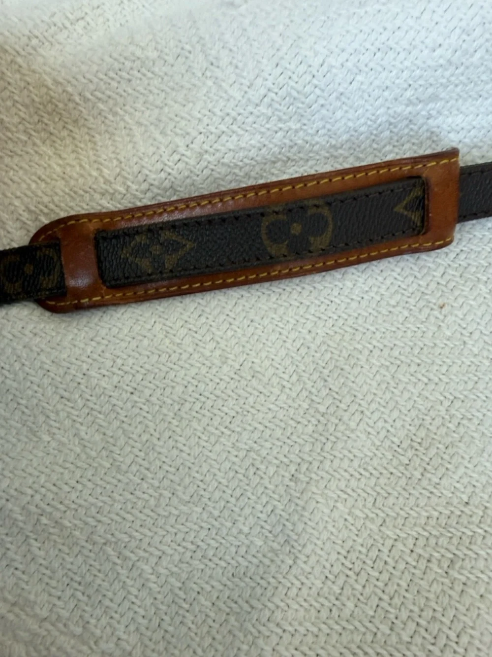 Louis Vuitton Monogram Canvas Messenger Bag in Brown and Tan
